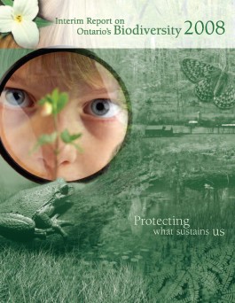 Cover of Interim Report on Ontario's Biodiversity 2008